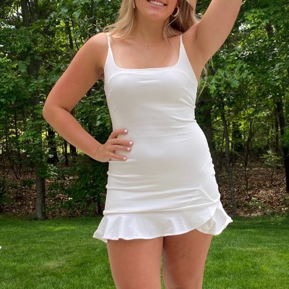 WHITE PRINCESS POLLY DRESS